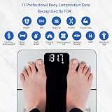 Vitafit Smart Bathroom Scales Body Weight and 13 Body Composition view 3