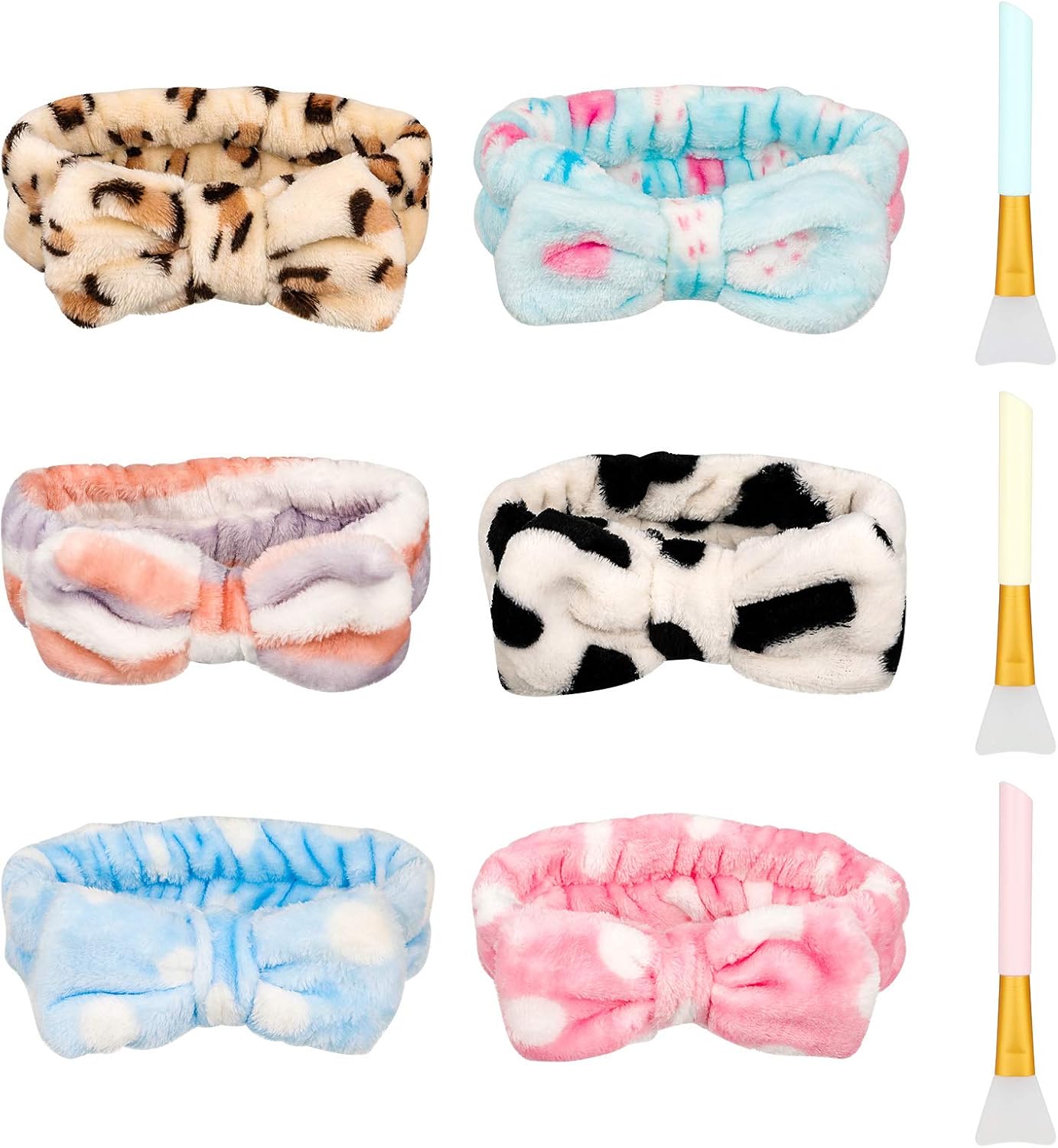 metagio 6 Pack Spa Makeup Headbands