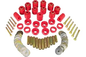 Prothane 1-113 Red 1" Lift Body Mount for YJ