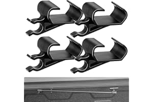 MZY LLC 4 Pcs Tonneau Cover Clamps Replacement Cover Parts for BAKFlip MX4, 351B0024 Prop Rod Clips Set for Tonneau Replaceme