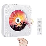 Portable CD Player with Bluetooth, Qoosea Wall