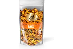 SUPERIOR NUT CHICAGO Santa Fe Trail Mix - Spicy Mix - hot spicy peanuts, hot Cajun corn sticks, sesame sticks, chili crescents, toasted corn, and pumpkin kernels (1.5 pound bag)