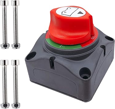Amazon Com Ampper Battery Switch 12 48 V Battery Power Cut Master Switch Disconnect Isolator For Car Vehicle Rv And Boat On Off Automotive