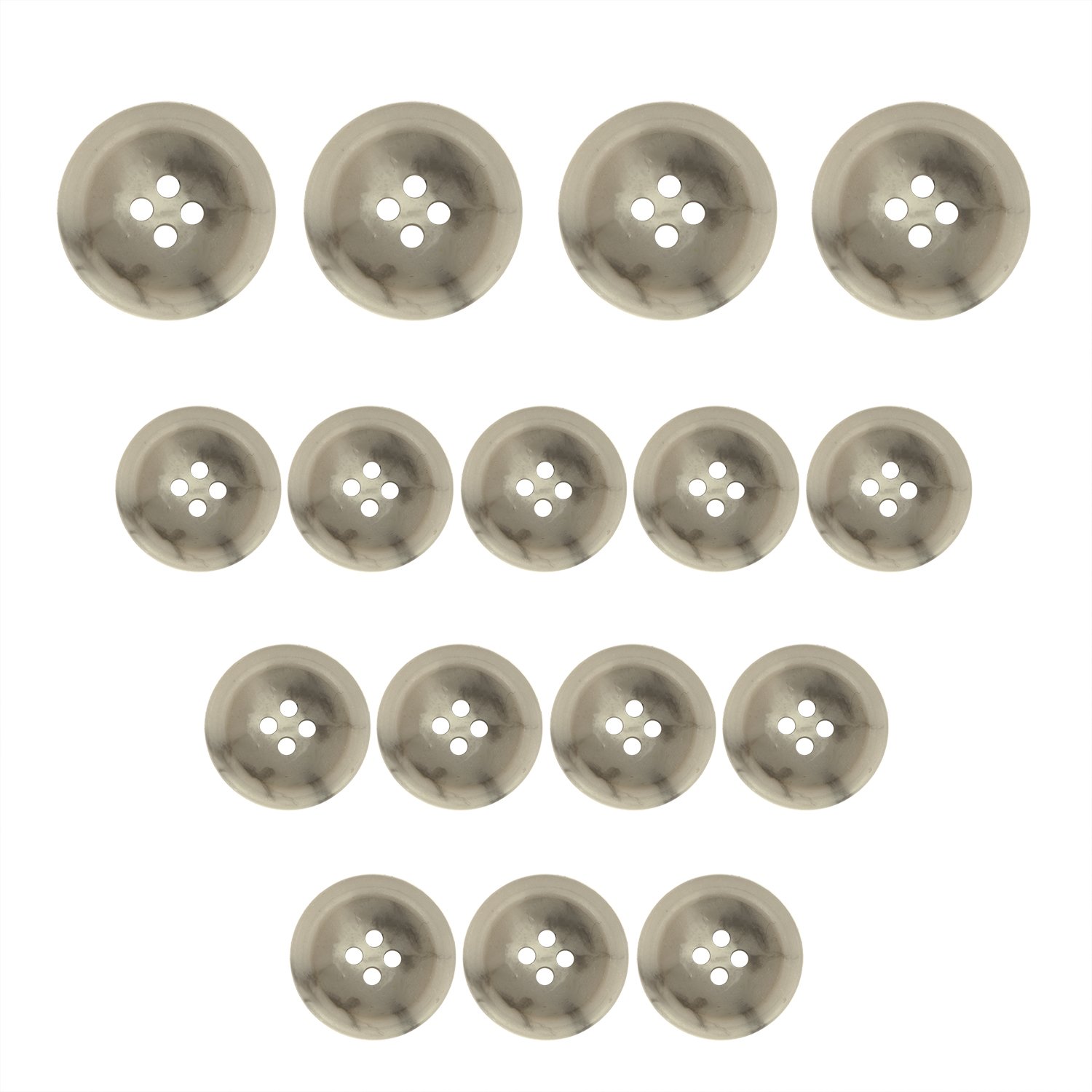 ButtonMode Standard Suit Buttons Full Set includes 4
