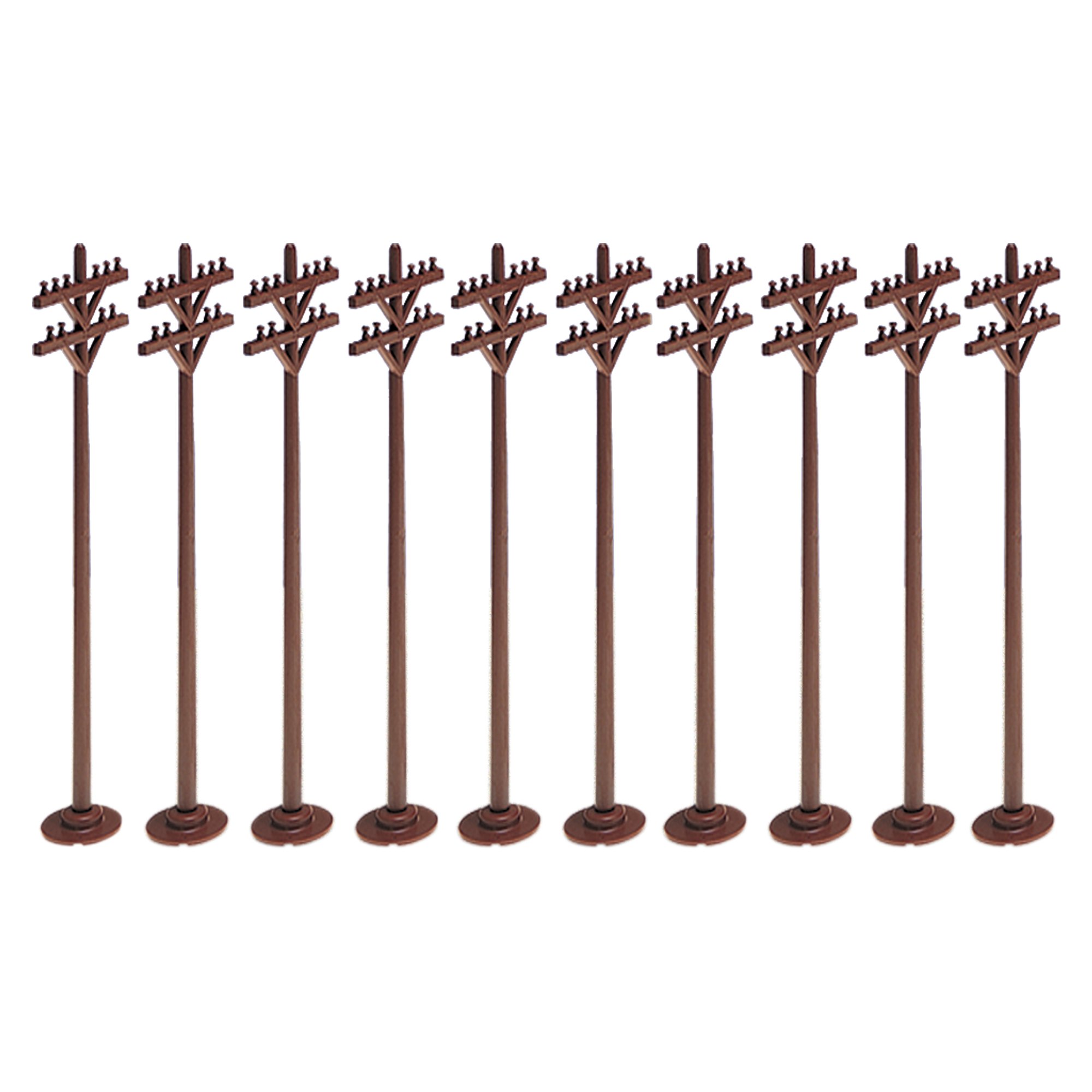 Lionel Model Train Accessories, Telephone Poles (Set of 10) (662181)