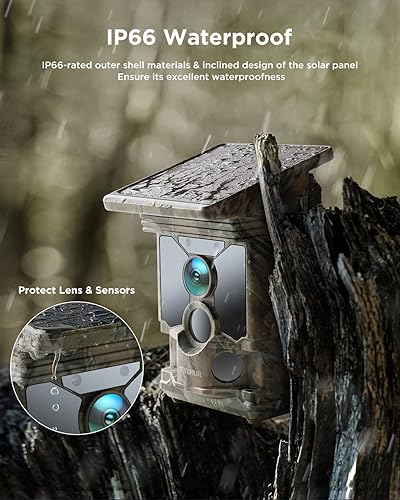 Willamette Valley, Oregon., VOOPEAK Trail Camera Solar Powered 46MP 4K 30FPS, WiFi Bluetooth Game Camera With | Cherriis Snow - View #4