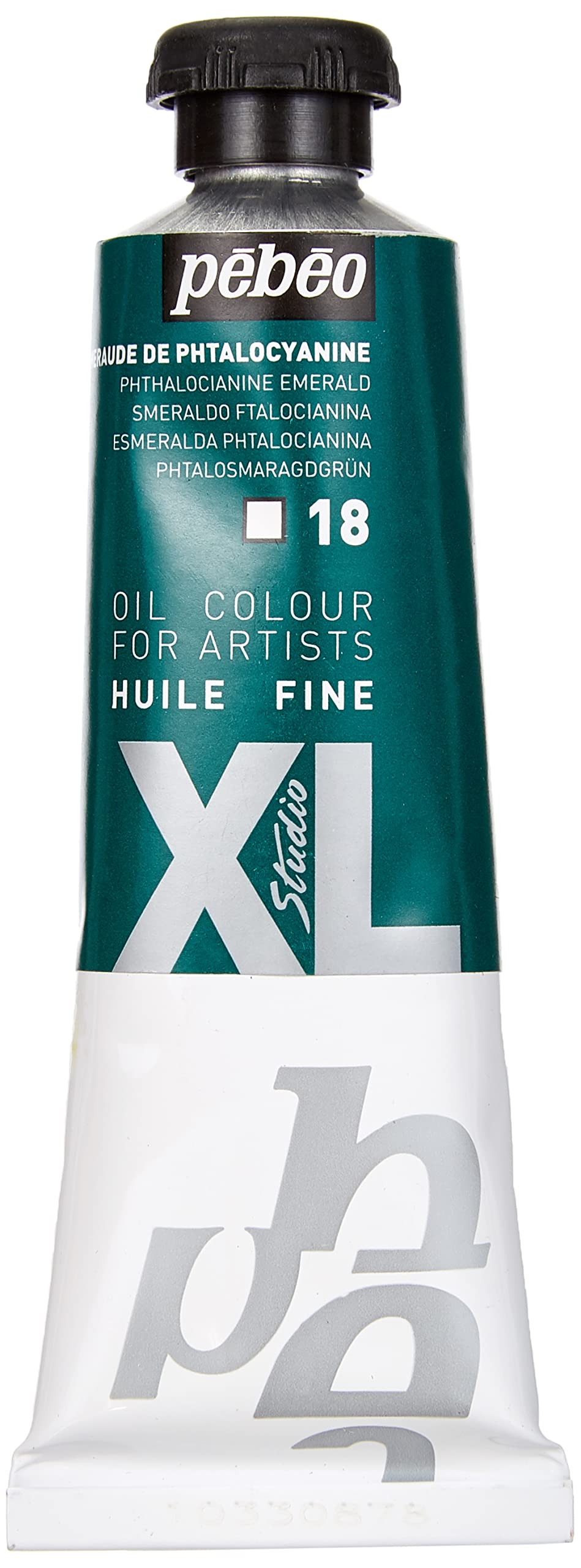 Pébéo - Fine Oil XL 37 ML - Green Oil Paint - Pebeo Oil Paint - Phthalocyanine Emerald 37 ml