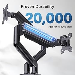 HUANUO Dual Monitor Mount for 2 Monitors up to 32