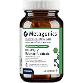 Metagenics UltraFlora Balance Probiotic - Shelf-Stable Daily Gut Health Supplement for Digestive & Immune Support* - Non-GMO 