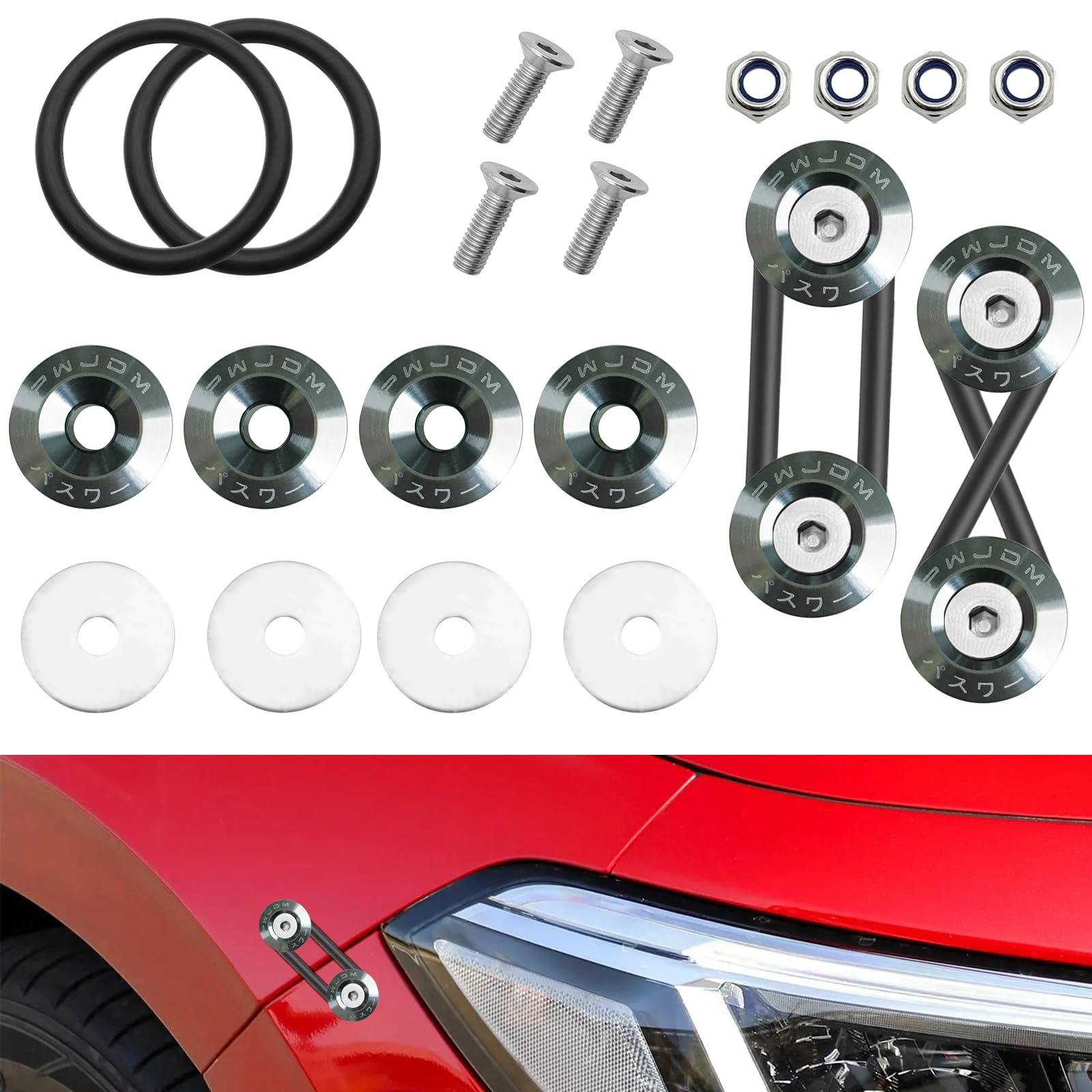 2/o - Finance Buper Trunk Quick Release Front Rear Buper Fastener 2/o - Finance Buper Trunk Quick Release Front Rear Buper Fastener