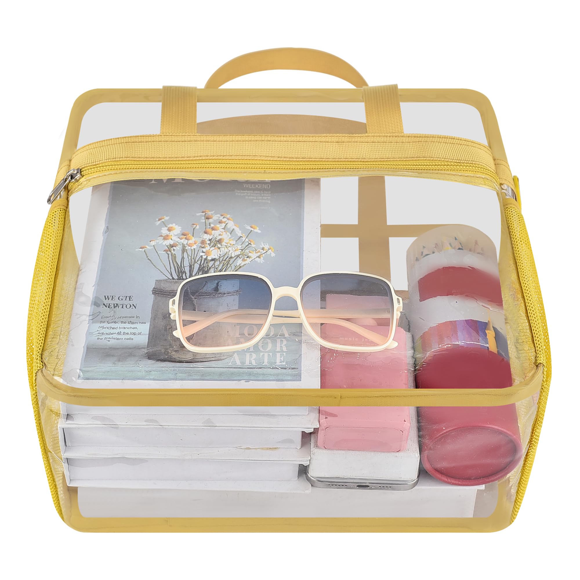 Oraben Clear Bag for Stadium Events 12x6x12 Clear Tote Bag for Women Sports Fan Tote Transparent Lunch Bag for Work Concert