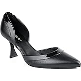 JENN ARDOR Women's Pumps Low Heels Pointed Closed Toe Kitten Dress Shoes for Women Comfortable Stiletto Heeled Sandals Classic Wedding Party D'Orsay Work Pumps