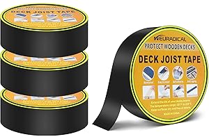Neuradical Deck Joist Tape 2'' x 50', Flashing Tape for Joists and Beams, 4 Rolls