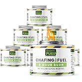 Smart Fuel 6-Hour Chafing Fuel Cans - Canned Heat Fuel for Chafing Dishes, Food Warmers, Buffet Warmers, Gel Fuel, Chafer Fuel, 6 Hour Fuel - 7.4 oz, 6-Pack