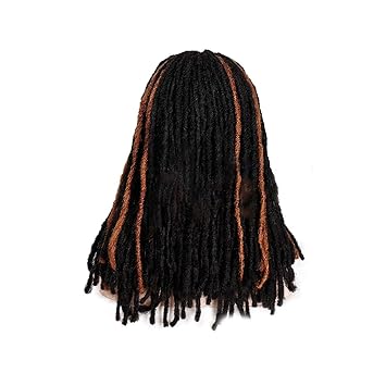 Amazon Com 18 Inch Synthetic Wigs For Black Women Men Crochet