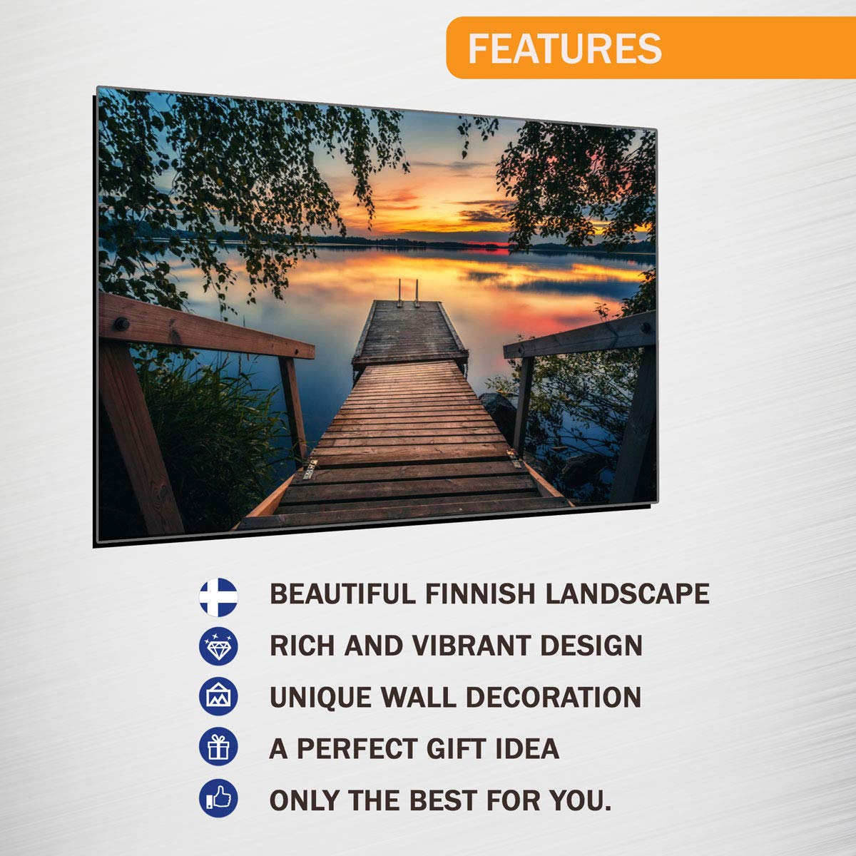 Large Wall Art Poster Kitchen Beautiful Home Decor Landscape Print Of Aulanko Forest Park In Finland For Living Room Bedroom Office An Inspiring Story Included 23 6 X 15 7 Inches Art Of