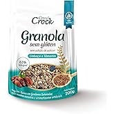 Granola Sem Adição de Açúcar Linhaça e Tâmaras com 200g - Cereal Crock - Com Aveia Sem Glúten