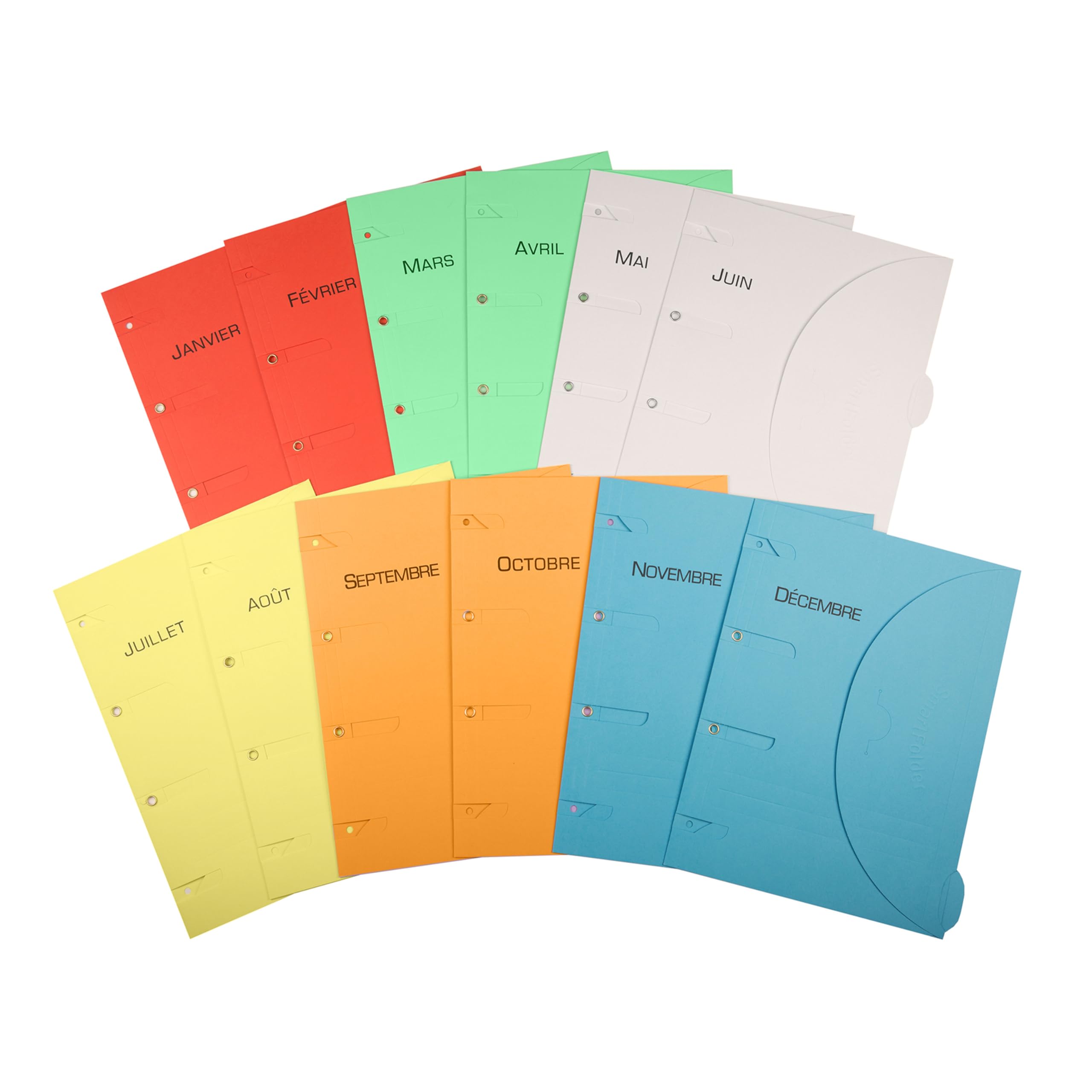Switch: 12 Smart Folders January to December - Storage Bag - A4 Size