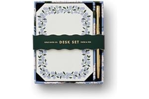 RIFLE PAPER CO. Hydrangea Note Writing Set, Take Notes with Style, Everyday Reminders or Special Occasion Use, Add a Pinch of Pinache to any Note Taking Task