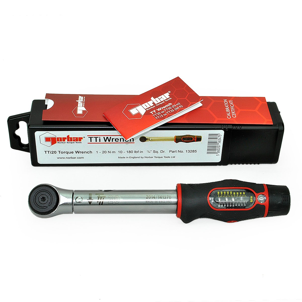 Norbar 13285 TTi20 Torque Wrench 1/4in Square Drive Adjustable 120 N.m
