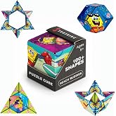 Shashibo Spongebob Squarepants Magnetic Puzzle Cube, Sensory Fidget Toy | 100+ Possible Shapes, Stress Relief Fidget Toy For Adults &amp; Kids, Fun Shape Shifting Puzzle Box For All Ages