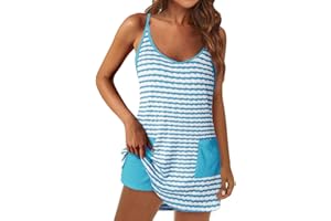 CLLIOS Rompers for Women 2025 One Piece Jumpsuit Athletic Romper Mini Romper Dress with Shorts Cute Summer Vacation Outfits