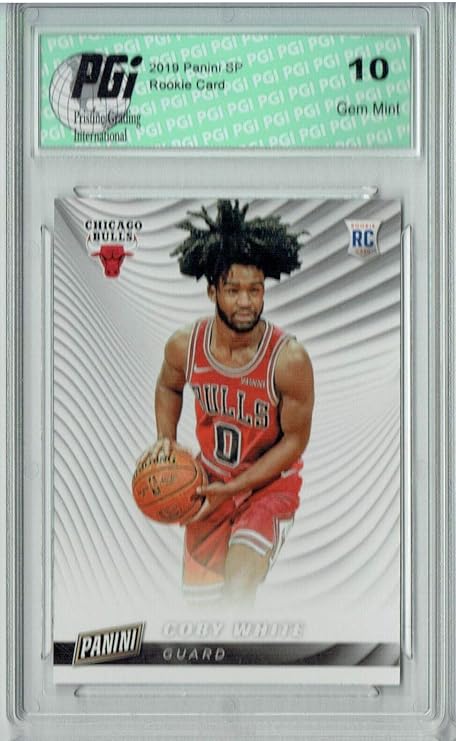 Amazon Coby White 2019 Panini SP RC8 Rookie Card PGI 10 