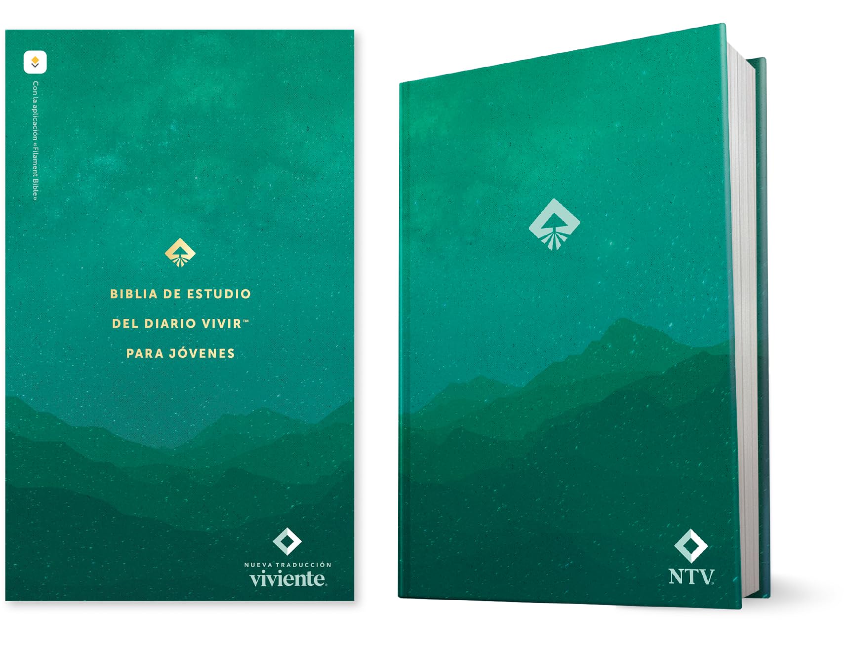 Biblia de estudio del diario vivir para jóvenes NTV con Filament (Tapa dura, Verde, Letra Roja) (Spanish Edition) Biblia de estudio del diario vivir para jóvenes NTV con Filament (Tapa dura, Verde, Letra Roja) (Spanish Edition) Hardcover