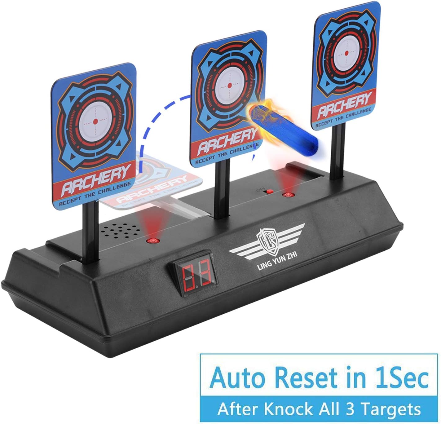 nerf electronic target