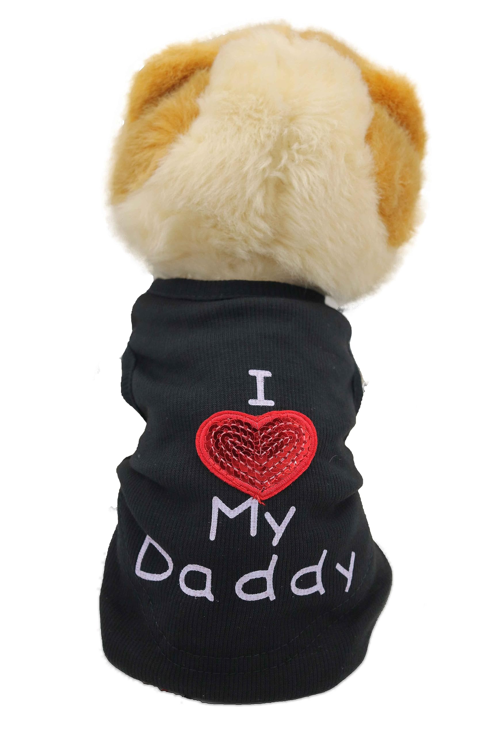 Small Puppy Dog Shirt - I Love My Mom & Dad - Small Dog T-Shirts