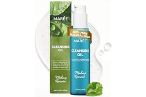 MAREE Deep Cleansing Oil for Face - Makeup Remover Oil Cleanser for Face Skincare - Centella Cleansing Oils Non-Comedogenic - Makeup Blackhead Remover - Pore Cleaner Facial Wash for Sensitive Skin