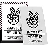 PEACE OUT Microneedling Wrinkle Patches with Retinol, Peptides, Vitamin C, Helps Smooth Fine Lines, Improve Deep Wrinkles and Firm Skin, 6 Patches