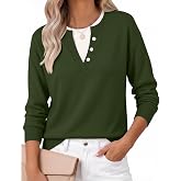 Zeagoo Women's Sweaters Long Sleeve Crew Neck Pullover Tops Dressy Outfits | 2 in 1 Faux Layer Knitted Oversized Tops, Color Block, Loose Fit, Business Casual Outfits, Fall Fashion Clothes 2026