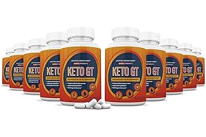JUSTIFIED LABORATORIES (10 Pack) Keto GT Keto Pills 1275MG New & Improved Formula Contains Apple Cider Vinegar Extra Virgin Olive Oil Powder Green Tea Leaf 600 Capsules