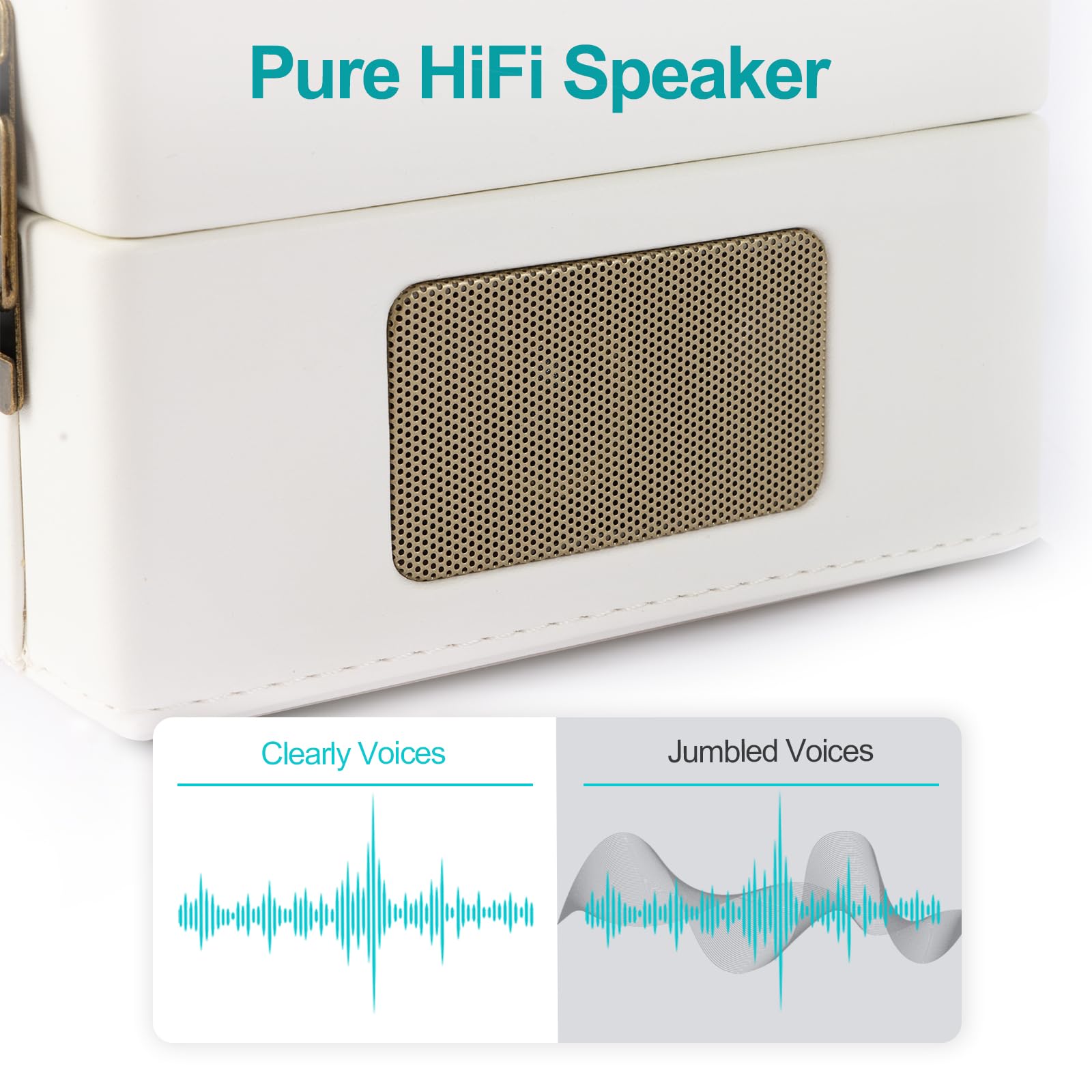 Portable CD Player for Home，Retro Suitcase CD Player with Bluetooth 5.0,HI-FI Speakers Rechargeable Desktop CD Player for Gifts