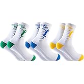 Sumrising Sok Pickleball crew socks, pickleball outfit and funny socks for women and men.