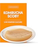 Kombucha Scoby and Starter Tea, Live Kombucha Starter Liquid, Kombucha Tea Starter Culture, Brew Kombucha at Home, Makes…