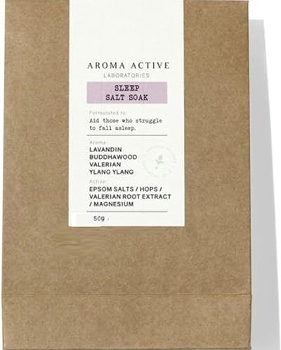 AROMA ACTIVE LABORATORIES Sleep Salt Soak 50g Bath Salts Relax Valerian Root