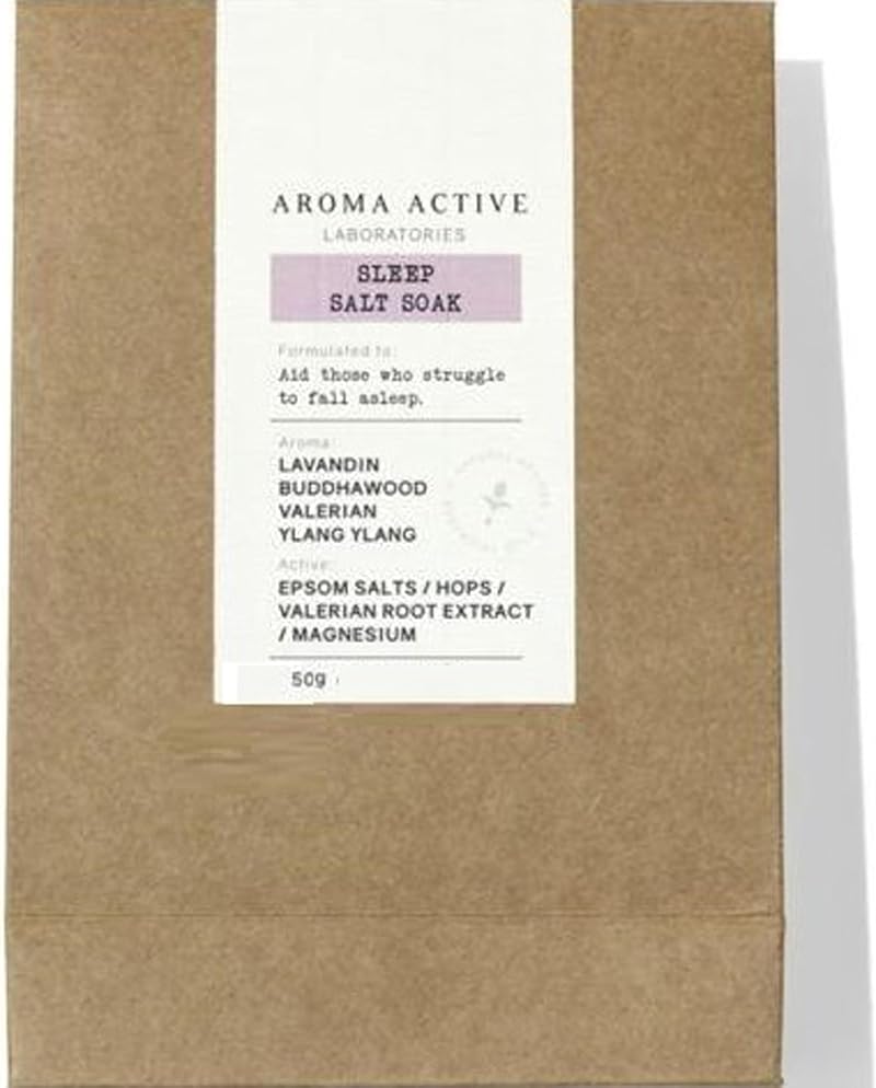 AROMA ACTIVE LABORATORIES Sleep Salt Soak 50g Bath Salts Relax Valerian Root