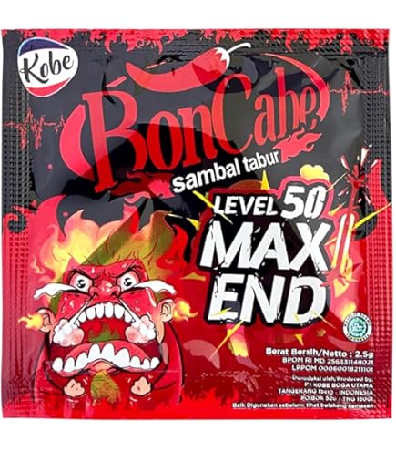 Amazon.com : Kobe Bon Cabe (Boncabe) Sambal Tabur (Sprinkle Chili