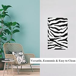 Pznen Light Switch Cover Plate, Zebra Animal Skin