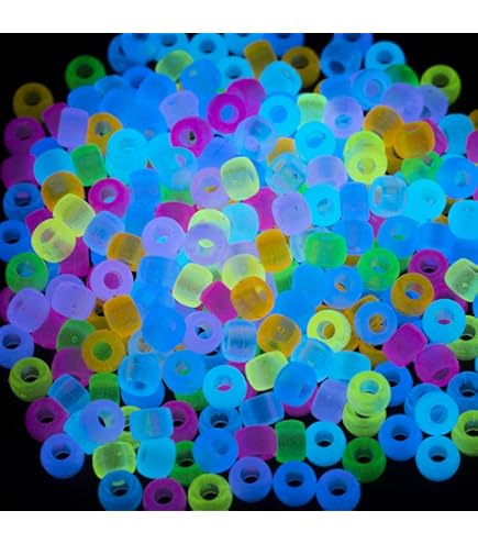 1000 pièces Perles en forme de lettres avec trous - Perles rondes