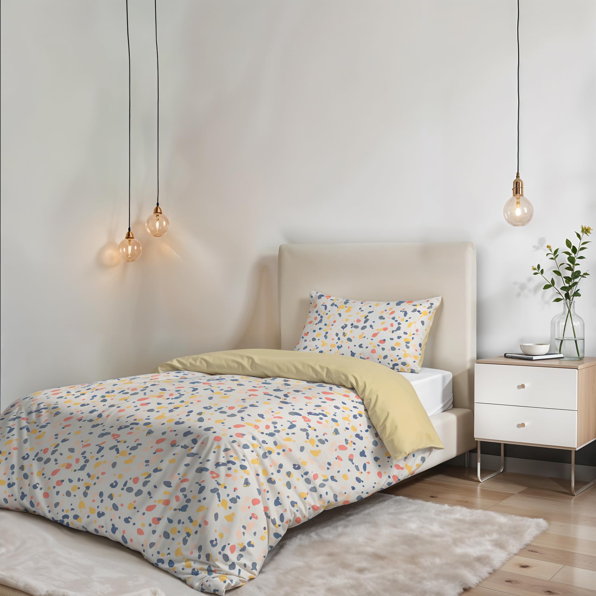 Italian Bed Linen Fantasy Duvet Cover Set, Background, 1PM, Small Double