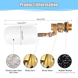 Float Valve,Brass Valve Plastic Water Float Valve