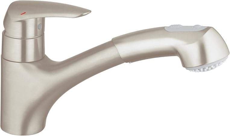 Eurodisc Single Handle Pull Out Kitchen Faucet Touch On Kitchen