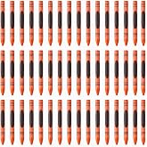yzhweln 48 Pcs Orange Crayons Bulk Single Color Crayons Coloring Party Favors Set for Ddults Coloring Books Art Painting Drawing Art Gifts Supplies(Orange)