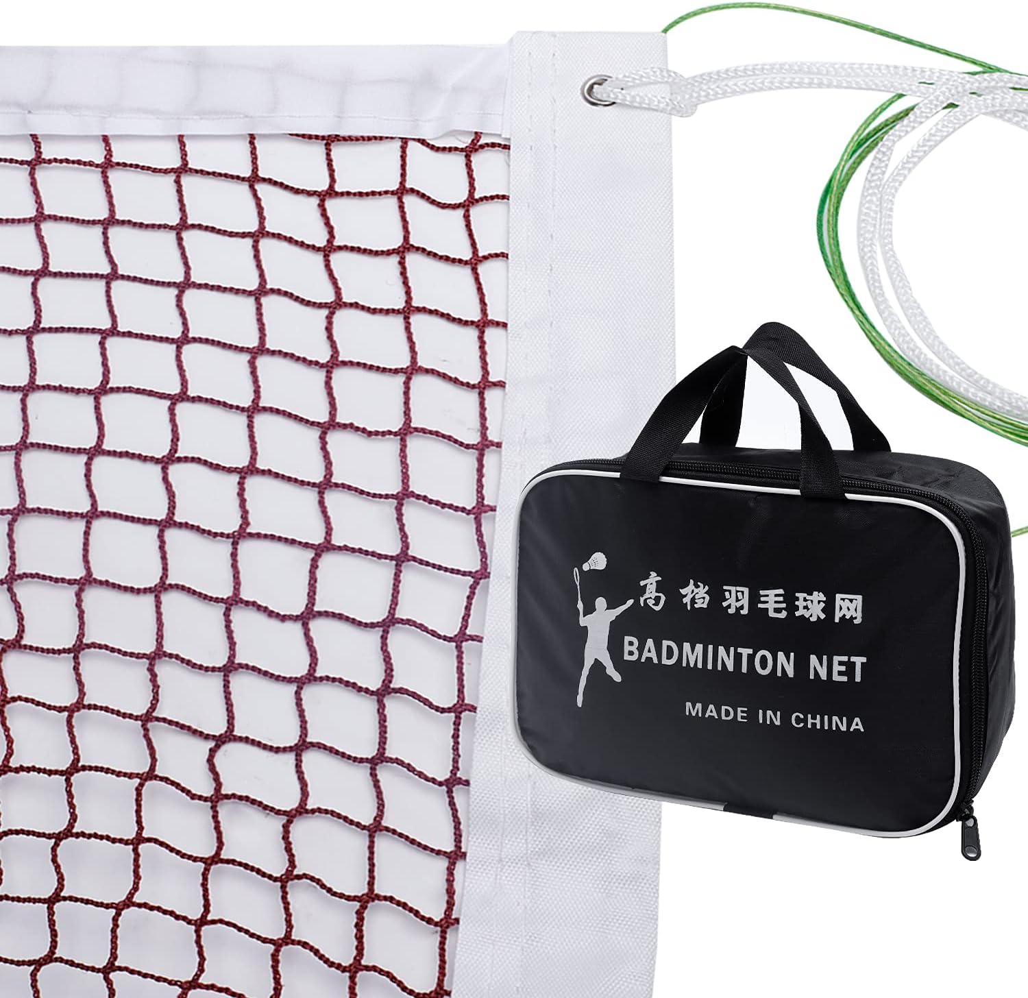 ZZICEN Badminton Net for Backyard - Badminton Replacement Net with Carry Bag, 20FT Multi-Sports Net for Family Indoor Outdoor Court, Backyard, Driveway : Sports & Outdoors