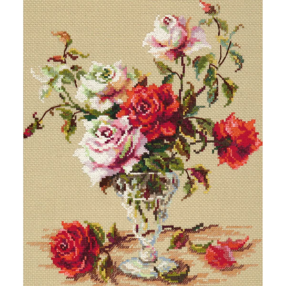 Magic Needle 40-63 ZW Love Song Counted Cross Stitch Kit with Zweigart Edition Cotton Multi-Coloured 24 x 29 cm