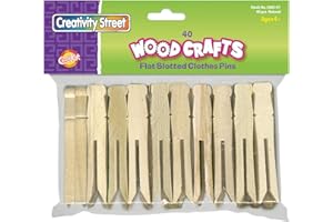 CHENILLE KRAFT ChenilleKraft Natural Flat-Slotted Clothespins (CKC368501)