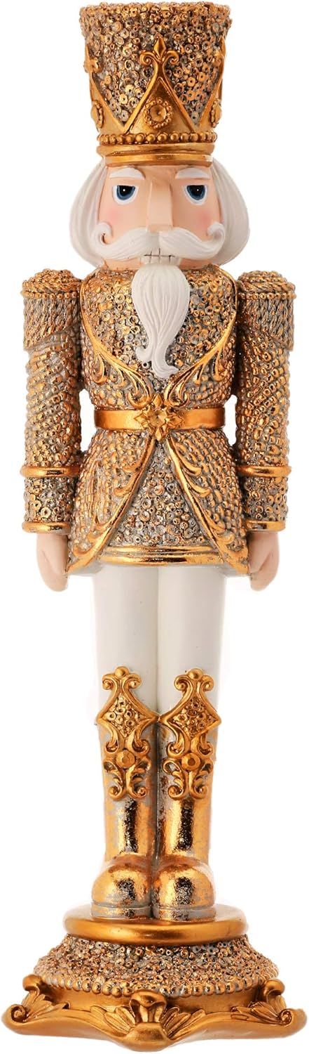 Nutcrackers - Contemporary Home Living 13 Resin Diamond Opulent Nutcracker